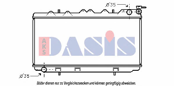 Dasis 070790N Radiator, engine cooling 070790N: Buy near me in Poland at 2407.PL - Good price!