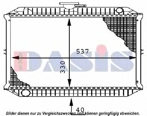 Dasis 071050N Chłodnica, układ chłodzenia silnika 071050N: Dobra cena w Polsce na 2407.PL - Kup Teraz!