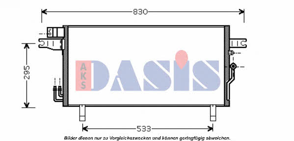 Dasis 072032N Радиатор кондиционера (Конденсатор) 072032N: Купить в Польше - Отличная цена на 2407.PL!
