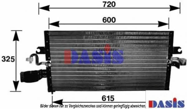 Dasis 072150N Радиатор кондиционера (Конденсатор) 072150N: Отличная цена - Купить в Польше на 2407.PL!