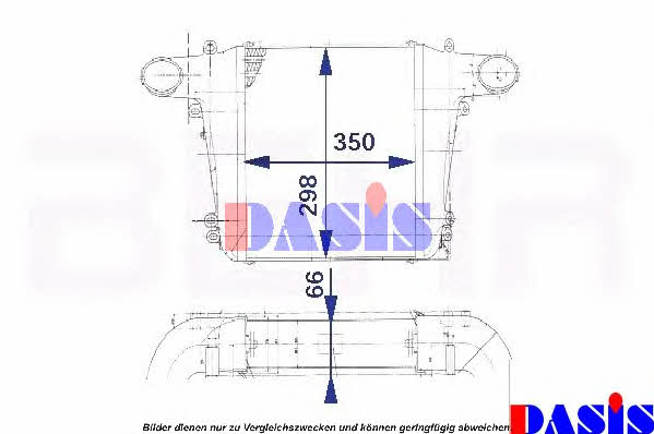 Dasis 078005N Intercooler, charger 078005N: Buy near me in Poland at 2407.PL - Good price!