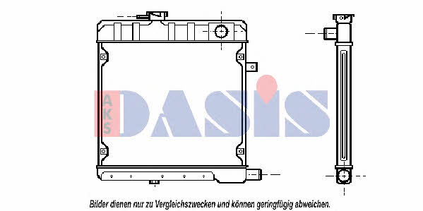 Dasis 130250N Radiator, engine cooling 130250N: Buy near me in Poland at 2407.PL - Good price!