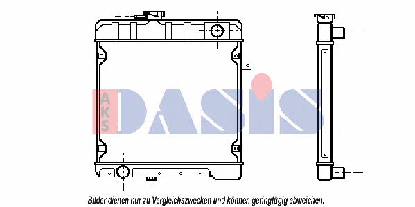 Dasis 130260N Radiator, engine cooling 130260N: Buy near me in Poland at 2407.PL - Good price!