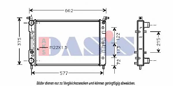 Dasis 081470N Радіатор охолодження двигуна 081470N: Приваблива ціна - Купити у Польщі на 2407.PL!