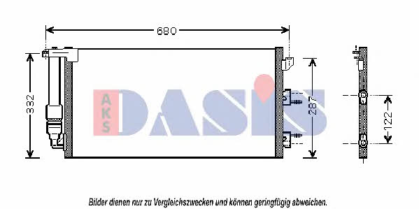 Dasis 082020N Радиатор кондиционера (Конденсатор) 082020N: Отличная цена - Купить в Польше на 2407.PL!