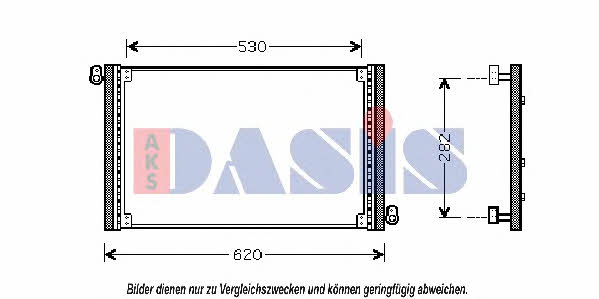 Dasis 082032N Радиатор кондиционера (Конденсатор) 082032N: Купить в Польше - Отличная цена на 2407.PL!
