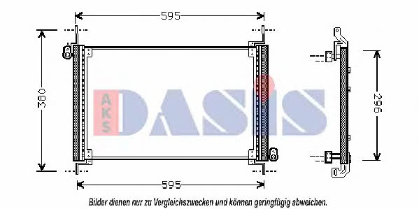 Dasis 082380N Радиатор кондиционера (Конденсатор) 082380N: Отличная цена - Купить в Польше на 2407.PL!