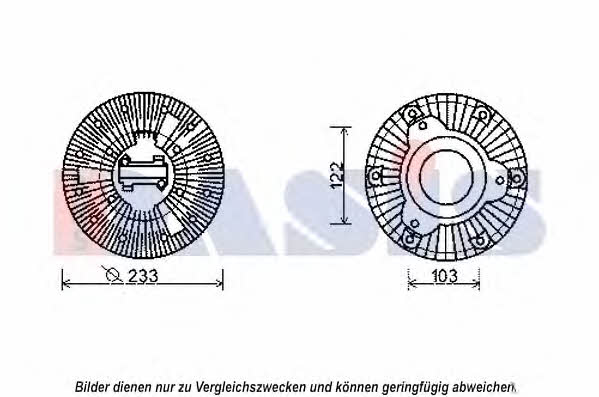 Dasis 138023N Viscous coupling assembly 138023N: Buy near me in Poland at 2407.PL - Good price!