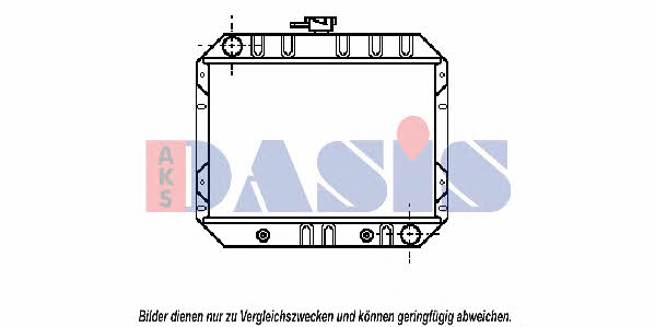 Dasis 090069N Radiator, engine cooling 090069N: Buy near me in Poland at 2407.PL - Good price!