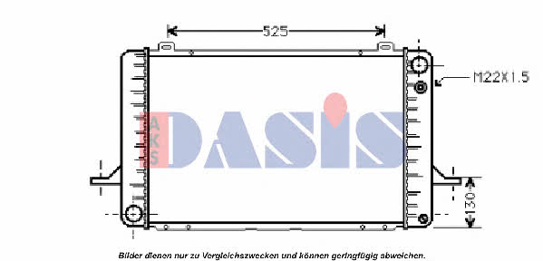 Dasis 090420N Radiator, engine cooling 090420N: Buy near me at 2407.PL in Poland at an Affordable price!