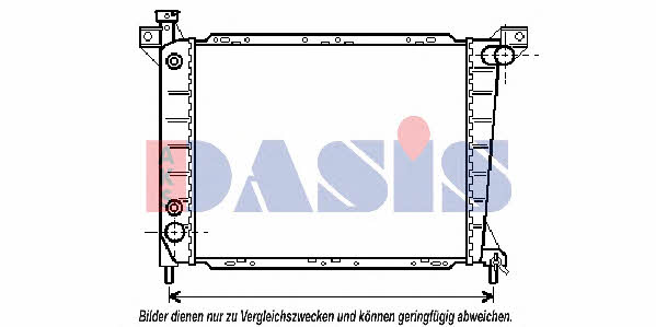 Dasis 091260N Радіатор охолодження двигуна 091260N: Приваблива ціна - Купити у Польщі на 2407.PL!