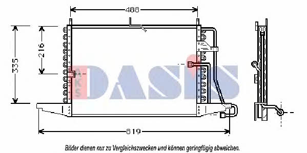 Dasis 092018N Радіатор кондиціонера (Конденсатор) 092018N: Приваблива ціна - Купити у Польщі на 2407.PL!