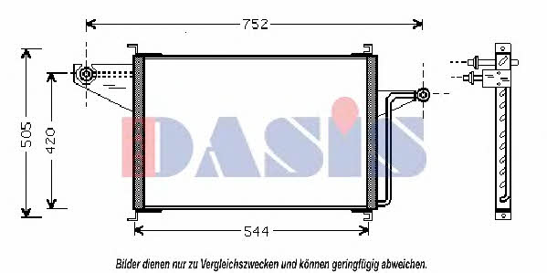 Dasis 092025N Радиатор кондиционера (Конденсатор) 092025N: Отличная цена - Купить в Польше на 2407.PL!