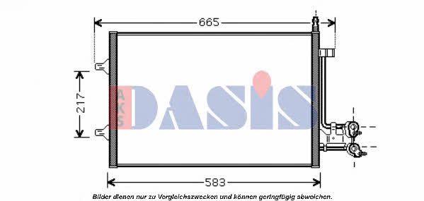 Dasis 092045N Радиатор кондиционера (Конденсатор) 092045N: Отличная цена - Купить в Польше на 2407.PL!