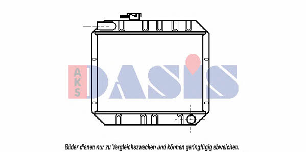 Dasis 092220N Радіатор охолодження двигуна 092220N: Приваблива ціна - Купити у Польщі на 2407.PL!