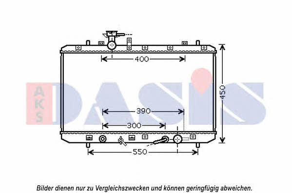 Dasis 320056N Radiator, engine cooling 320056N: Buy near me in Poland at 2407.PL - Good price!