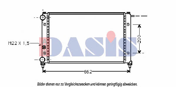 Dasis 330090N Радиатор охлаждения двигателя 330090N: Купить в Польше - Отличная цена на 2407.PL!