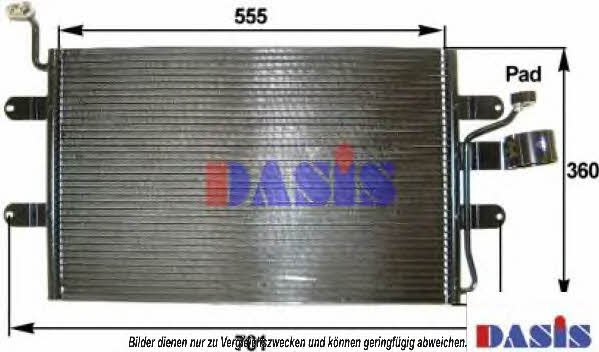Dasis 332110N Радиатор кондиционера (Конденсатор) 332110N: Купить в Польше - Отличная цена на 2407.PL!