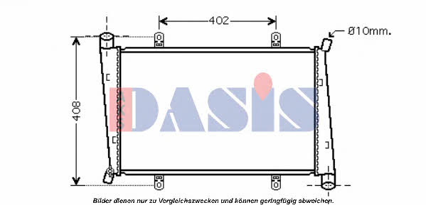 Dasis 140014N Kühler motorkühlung 140014N: Kaufen Sie zu einem guten Preis in Polen bei 2407.PL!