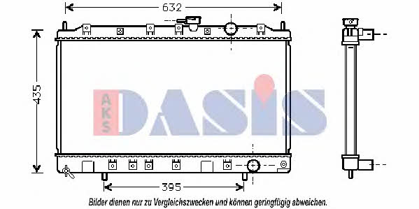 Dasis 140024N Радіатор охолодження двигуна 140024N: Купити у Польщі - Добра ціна на 2407.PL!