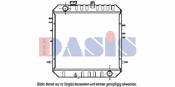 Dasis 140028N Radiator, engine cooling 140028N: Buy near me in Poland at 2407.PL - Good price!