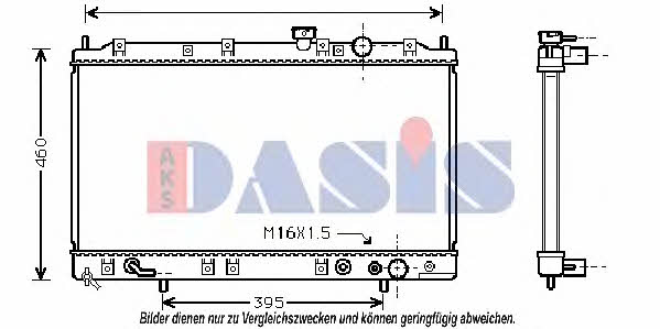 Dasis 140032N Радіатор охолодження двигуна 140032N: Приваблива ціна - Купити у Польщі на 2407.PL!