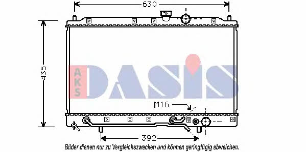 Dasis 140054N Радіатор охолодження двигуна 140054N: Приваблива ціна - Купити у Польщі на 2407.PL!