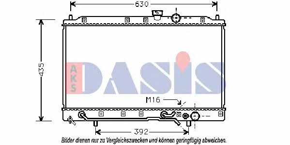 Dasis 140054N Kühler motorkühlung 140054N: Kaufen Sie zu einem guten Preis in Polen bei 2407.PL!