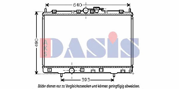 Dasis 140059N Радиатор охлаждения двигателя 140059N: Отличная цена - Купить в Польше на 2407.PL!