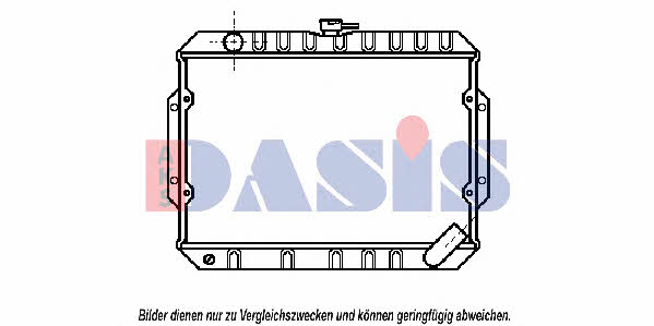 Dasis 140090N Радиатор охлаждения двигателя 140090N: Отличная цена - Купить в Польше на 2407.PL!