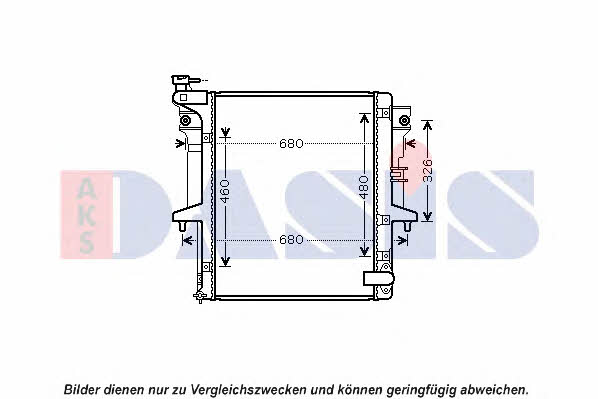 Dasis 140098N Kühler motorkühlung 140098N: Kaufen Sie zu einem guten Preis in Polen bei 2407.PL!