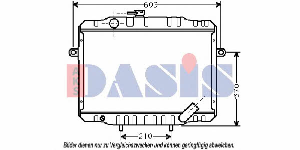 Dasis 140290N Kühler motorkühlung 140290N: Kaufen Sie zu einem guten Preis in Polen bei 2407.PL!