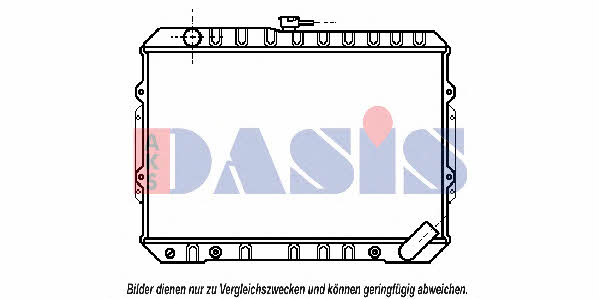 Dasis 140820N Radiator, engine cooling 140820N: Buy near me in Poland at 2407.PL - Good price!