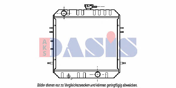 Dasis 141130N Radiator, engine cooling 141130N: Buy near me in Poland at 2407.PL - Good price!