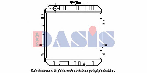 Dasis 141140N Radiator, engine cooling 141140N: Buy near me in Poland at 2407.PL - Good price!