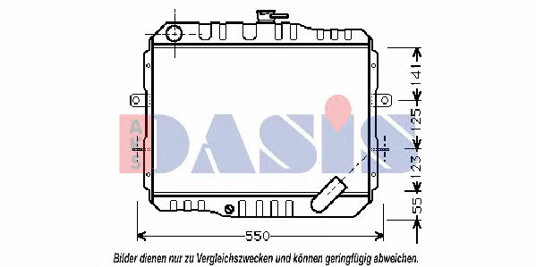 Dasis 141330N Radiator, engine cooling 141330N: Buy near me in Poland at 2407.PL - Good price!