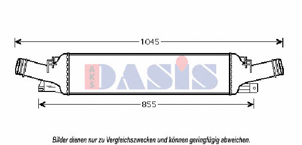 Dasis 487025N Intercooler, charger 487025N: Buy near me in Poland at 2407.PL - Good price!