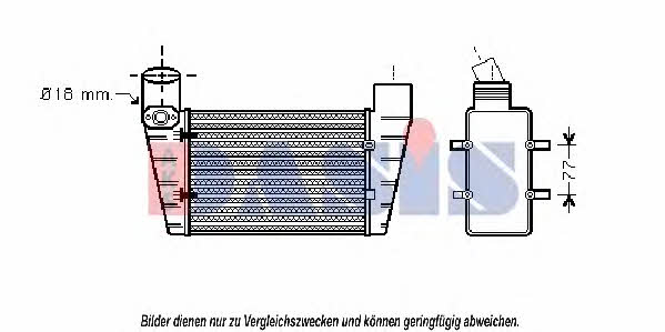 Dasis 487040N Chłodnica powietrza doładowującego (intercooler) 487040N: Dobra cena w Polsce na 2407.PL - Kup Teraz!