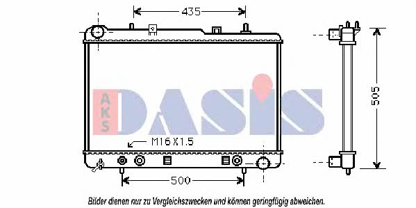 Dasis 510012N Chłodnica, układ chłodzenia silnika 510012N: Dobra cena w Polsce na 2407.PL - Kup Teraz!