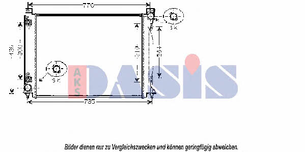 Dasis 480048N Kühler motorkühlung 480048N: Kaufen Sie zu einem guten Preis in Polen bei 2407.PL!