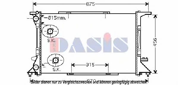 Dasis 480073N Chłodnica, układ chłodzenia silnika 480073N: Atrakcyjna cena w Polsce na 2407.PL - Zamów teraz!