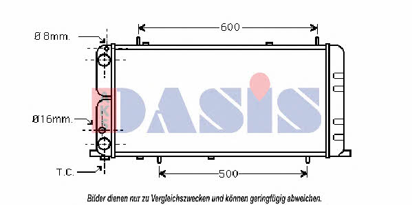 Dasis 480710N Kühler motorkühlung 480710N: Kaufen Sie zu einem guten Preis in Polen bei 2407.PL!