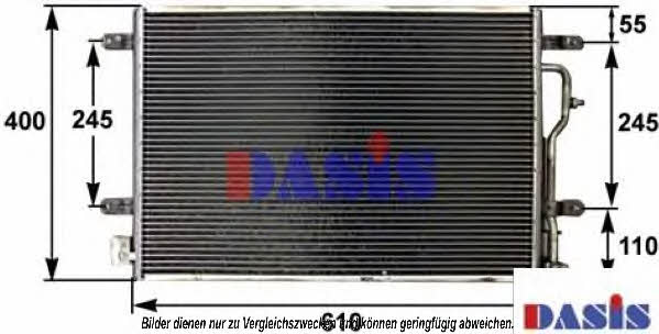 Dasis 482001N Радиатор кондиционера (Конденсатор) 482001N: Отличная цена - Купить в Польше на 2407.PL!