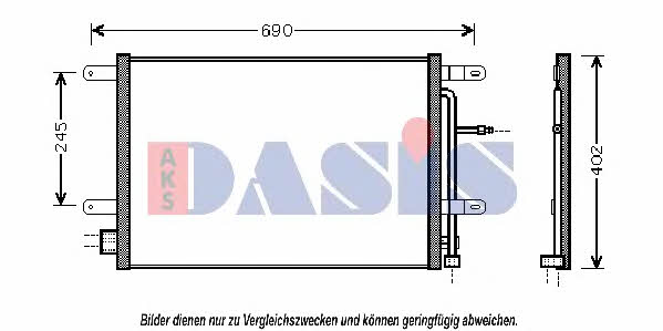 Dasis 482012N Радиатор кондиционера (Конденсатор) 482012N: Отличная цена - Купить в Польше на 2407.PL!