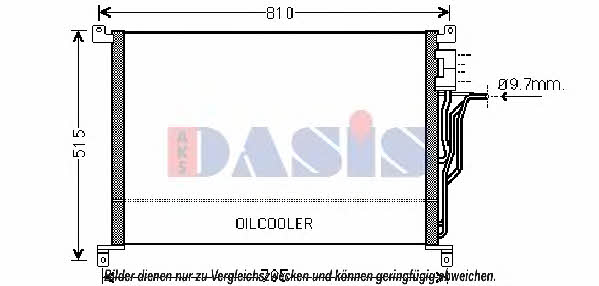 Dasis 482021N Радіатор кондиціонера (Конденсатор) 482021N: Купити у Польщі - Добра ціна на 2407.PL!