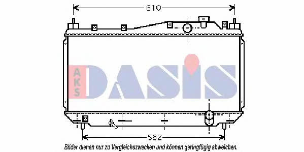 Dasis 100024N Радиатор охлаждения двигателя 100024N: Отличная цена - Купить в Польше на 2407.PL!