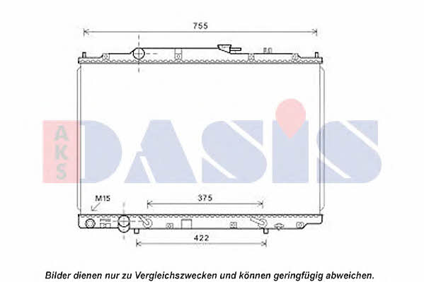 Dasis 100072N Kühler motorkühlung 100072N: Kaufen Sie zu einem guten Preis in Polen bei 2407.PL!