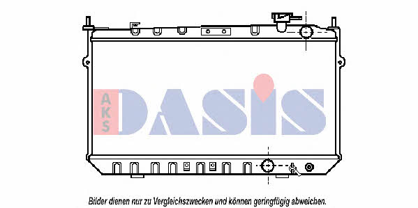 Dasis 100750N Radiator, engine cooling 100750N: Buy near me in Poland at 2407.PL - Good price!