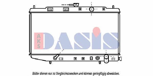 Dasis 100880N Radiator, engine cooling 100880N: Buy near me in Poland at 2407.PL - Good price!