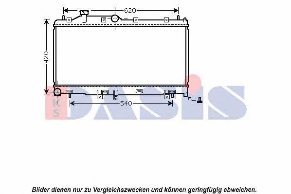 Dasis 350029N Kühler motorkühlung 350029N: Kaufen Sie zu einem guten Preis in Polen bei 2407.PL!